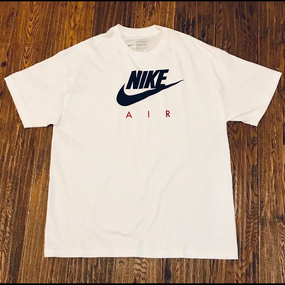 Nike Air White Polka Dot Shirt Red Black - Size XL